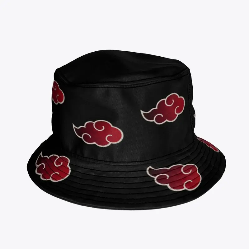 Custom Red Clouds Bucket Hat