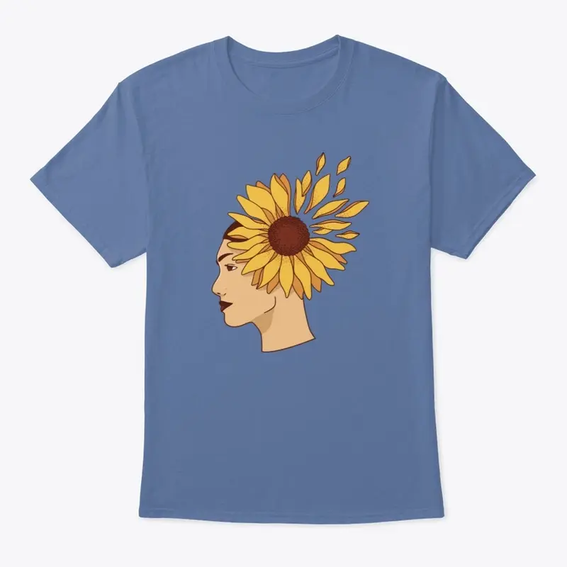 Women Sunflower Confidence Design