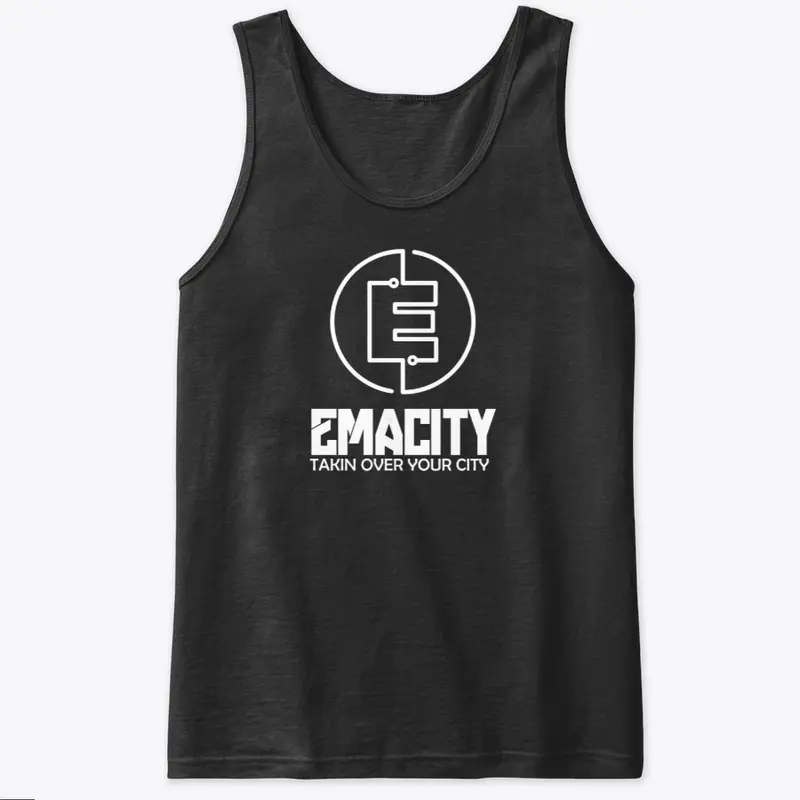 Emacity Taking Over Your City White T