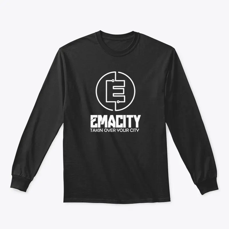 Emacity Taking Over Your City White T