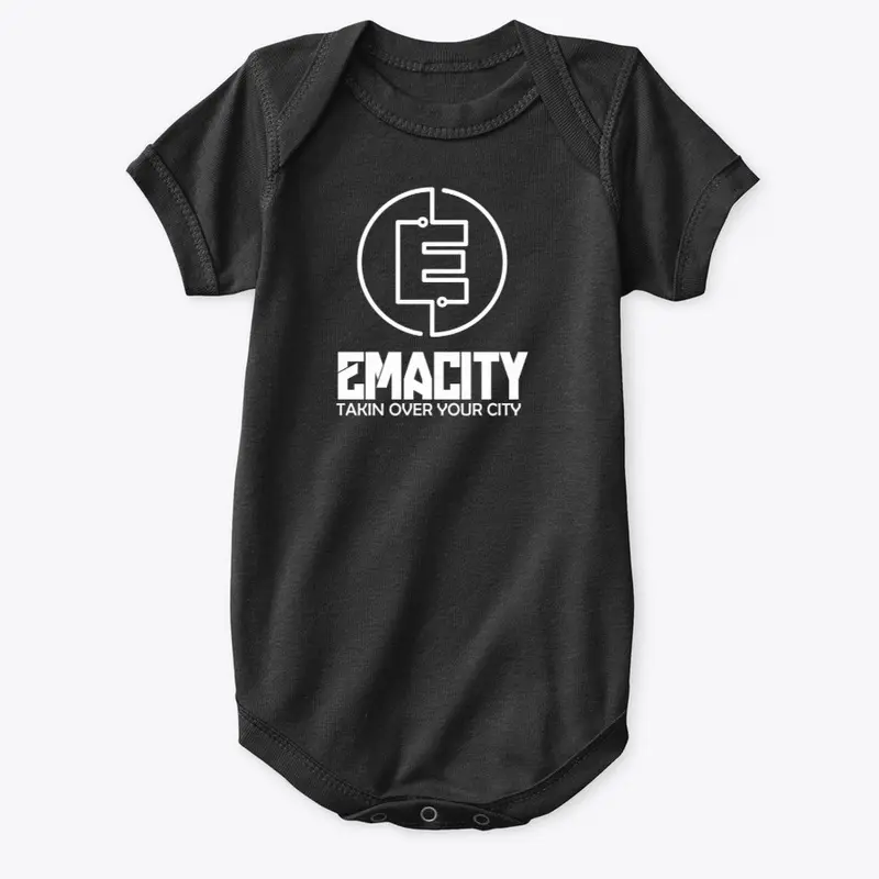 Emacity Taking Over Your City White T