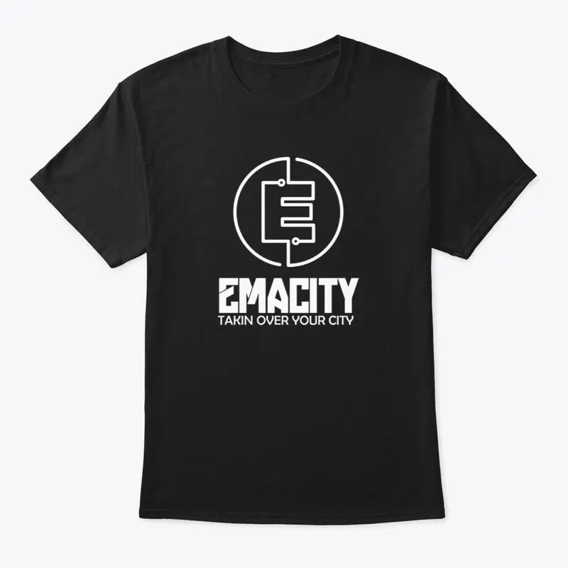 Emacity Taking Over Your City White T