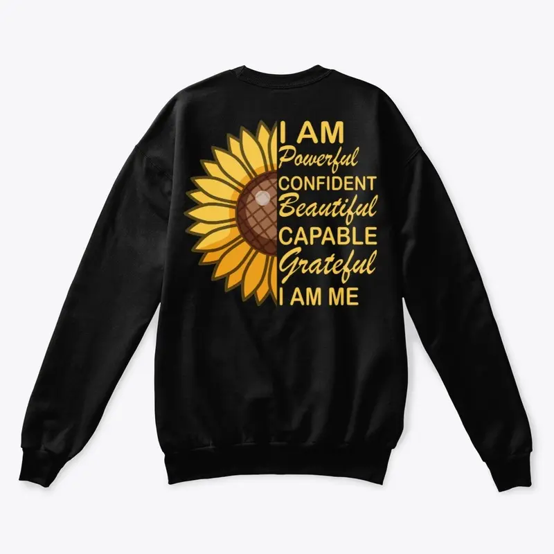 Women Sunflower Confidence Design